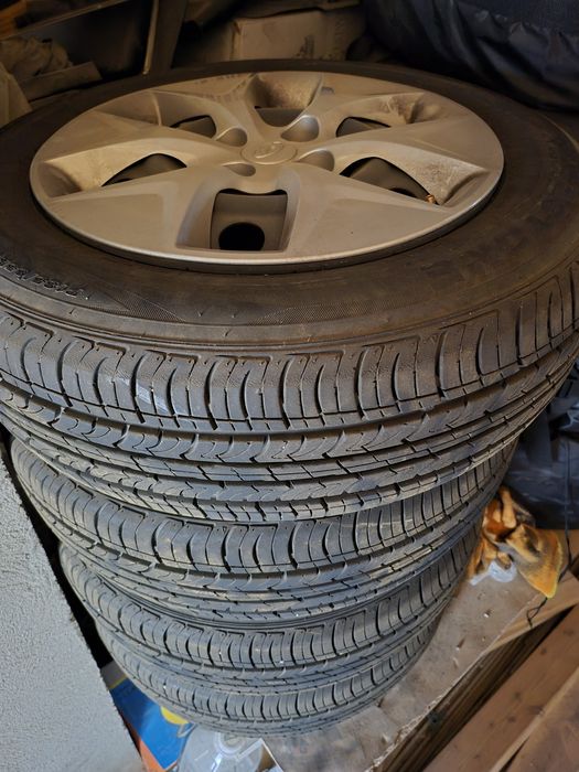 Диски с шинами на хендай акцент
