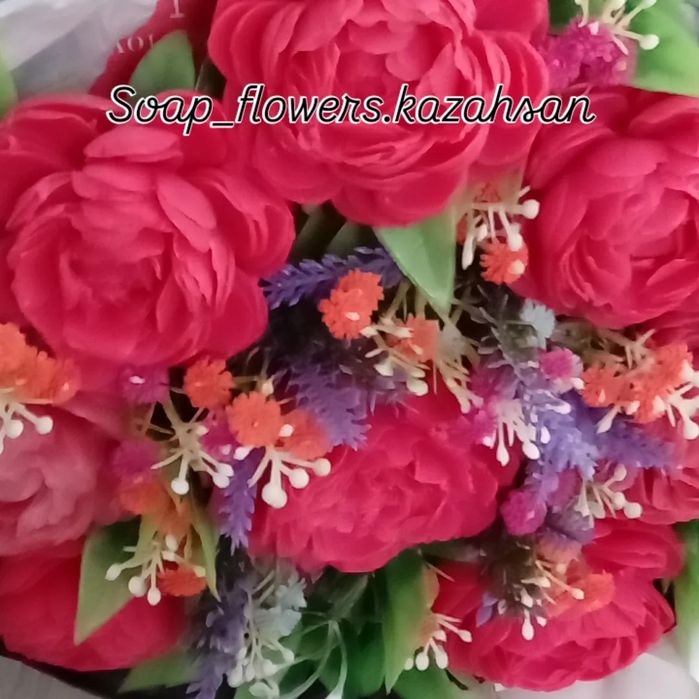 Букет пионов , хедмейд