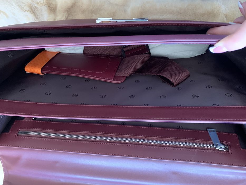 Geanta acte/ servieta barbat de piele