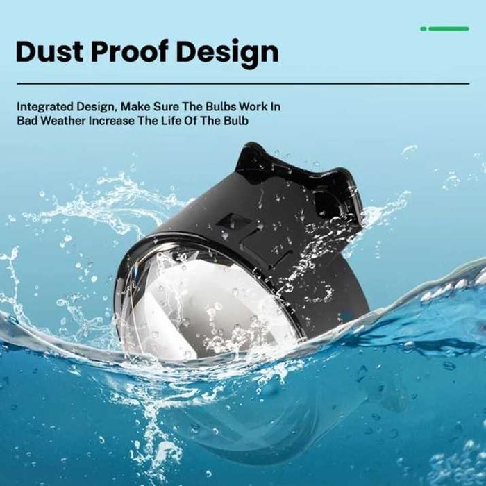 Комплект фарове халогени дяволски очи Devil Eyes с лупи 3"инча 8см 12V