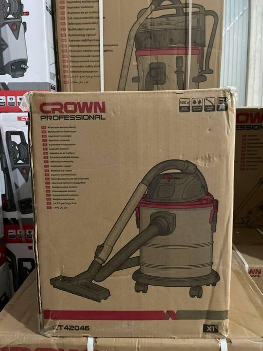 Промышленный пылесос Crown (Строительные пылесос) и домашний