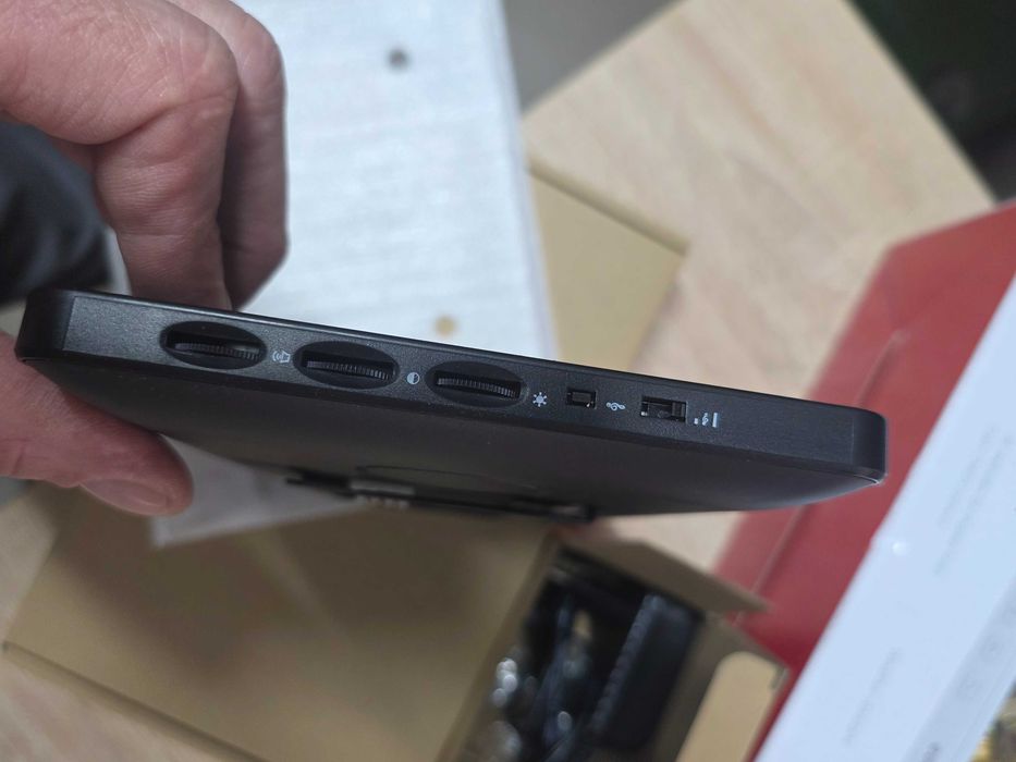 Videointerfon Eura VDP-45A3 Alpha, Negru, 7"