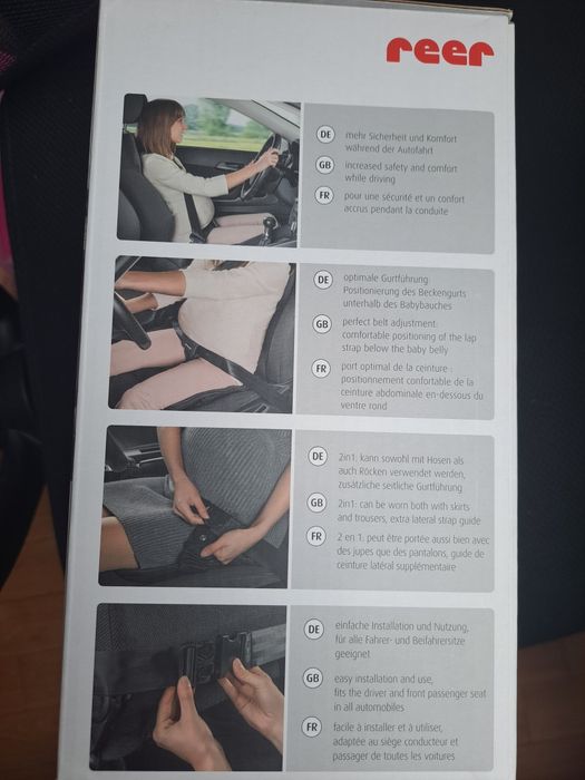 НОВ! Колан за шофиране за бременни Reer