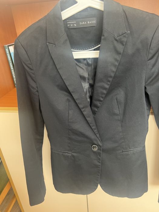 Сако черно на зара