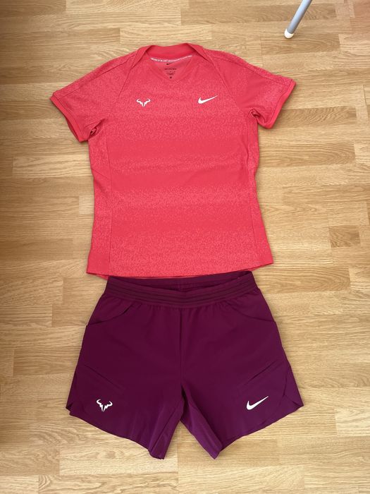 Nike Rafa Nadal тенис екип тениска и шорти размер L