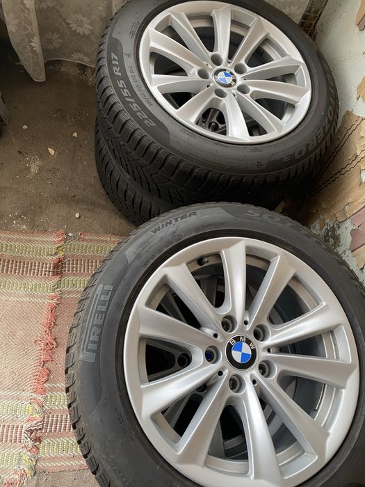 Jante originale 225.55R17 BMW f 10,f11cu anvelope M+S 225.55R17
