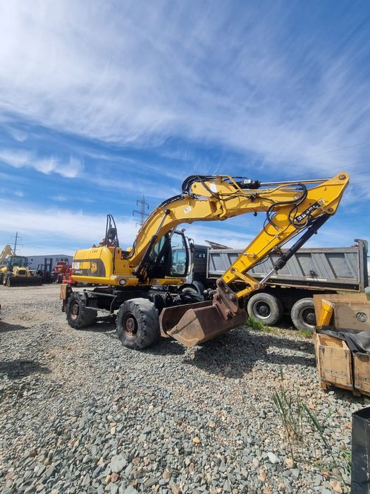 Închiriere excavator JCB JS145W (16t) + operator
