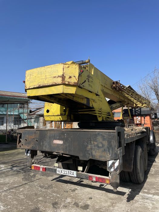 Услуги авто крана, кран хизмати, аренда кран с водителем 24/7.  25тонн