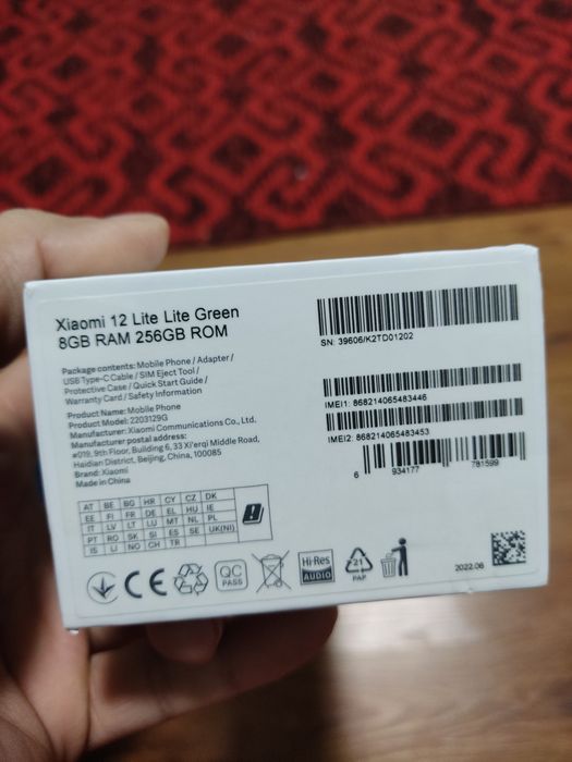 Xiaomi 12 Lite 8+3 256