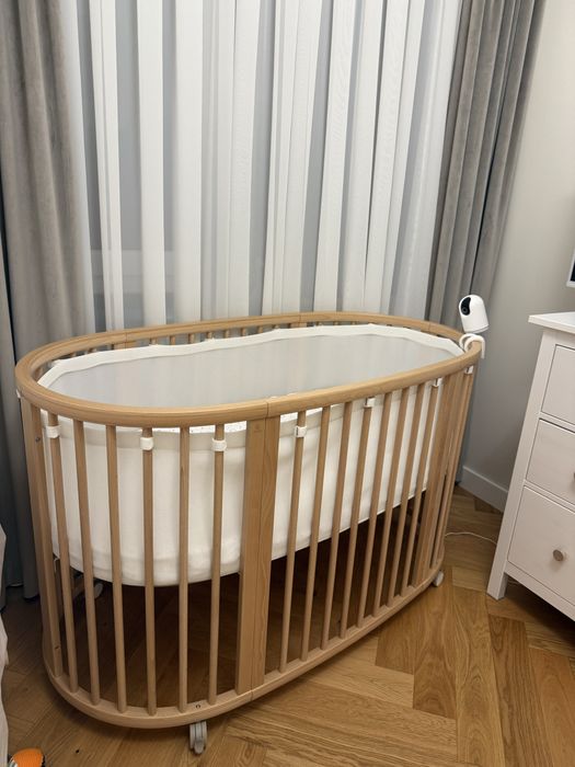 Patut Stokke Sleepi + saltea + accesorii