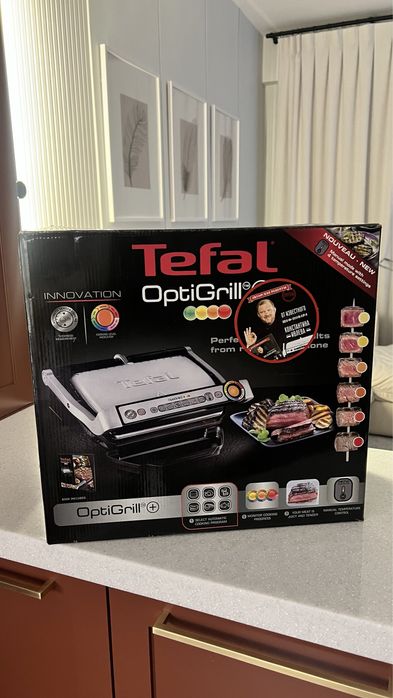 Tefal OptiGrill GC 712D34 + электрогриль