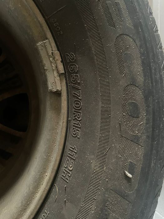 Продам летние шины, на Тойота прадо