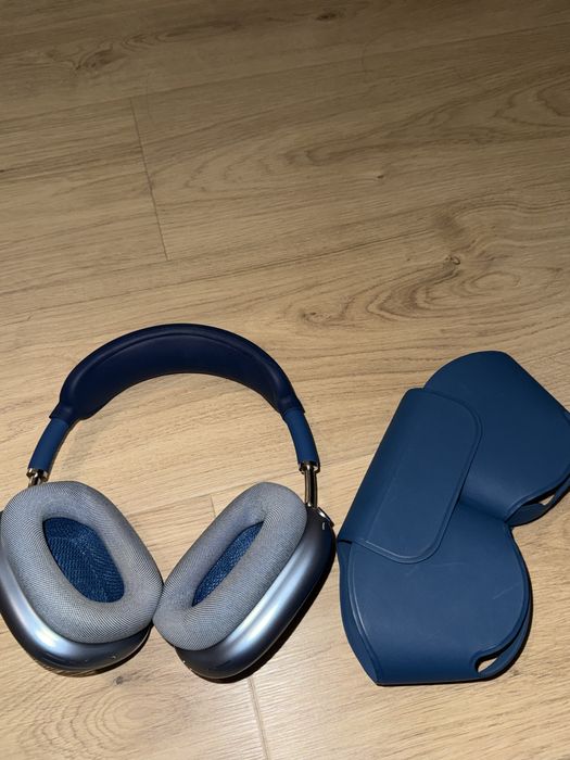 Airpods мах синий