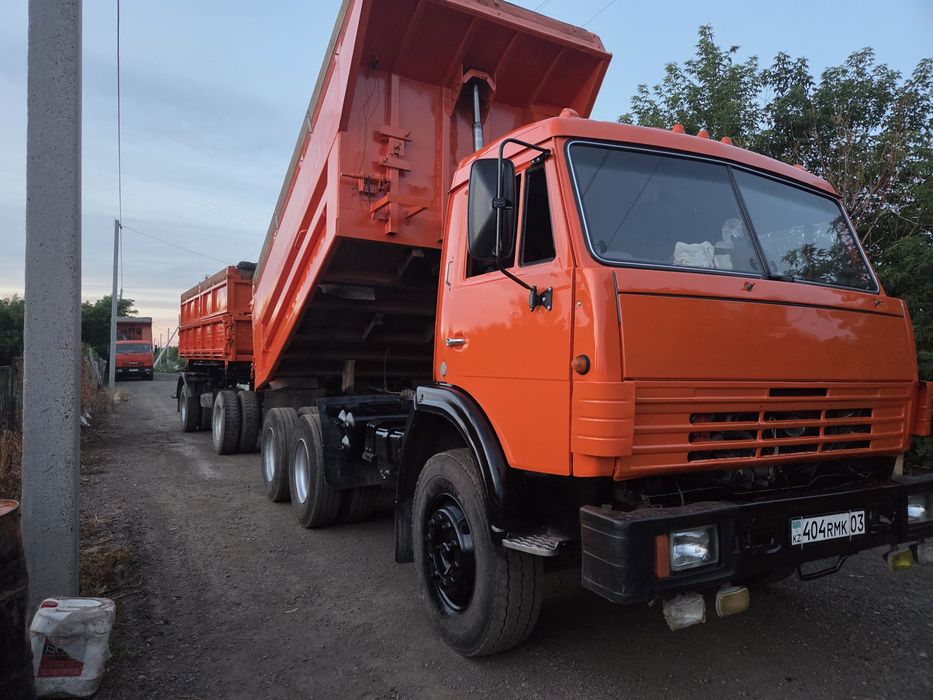Камаз 55111 с прицепом