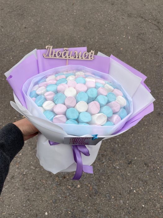 Букет из маршмеллоу
