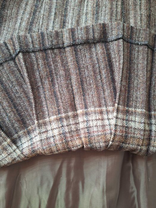 Fustă din lână cu pliuri