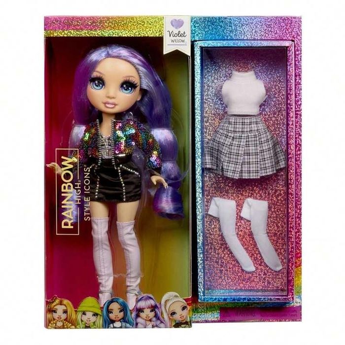 Кукла Rainbow High Violet Willows Style Icons/Рейнбоу Хай Вайълет Уилоус