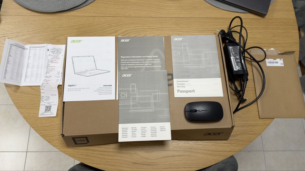 Лаптоп Acer Aspire 5  A515-57G – Пълен комплект с кутия + Подарък мишка!