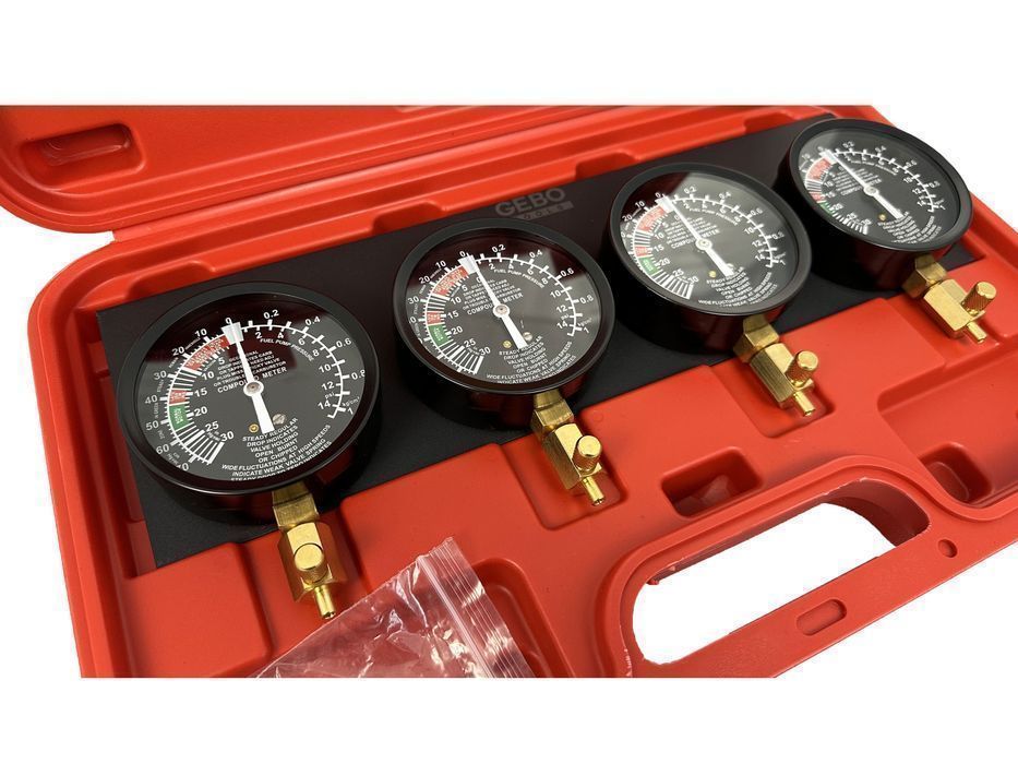 Sincronizator carburatoare tester vid presiune gebo tools