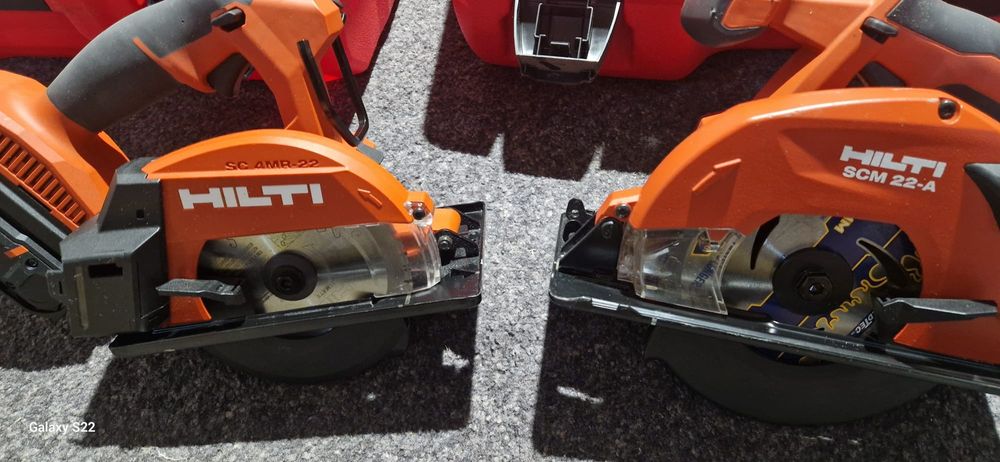 Hilti circular pentru metal pe acumulatori