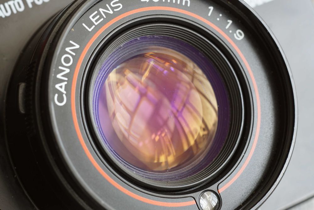 Aparat foto pe film Canon AF35ML 40mm f1.9