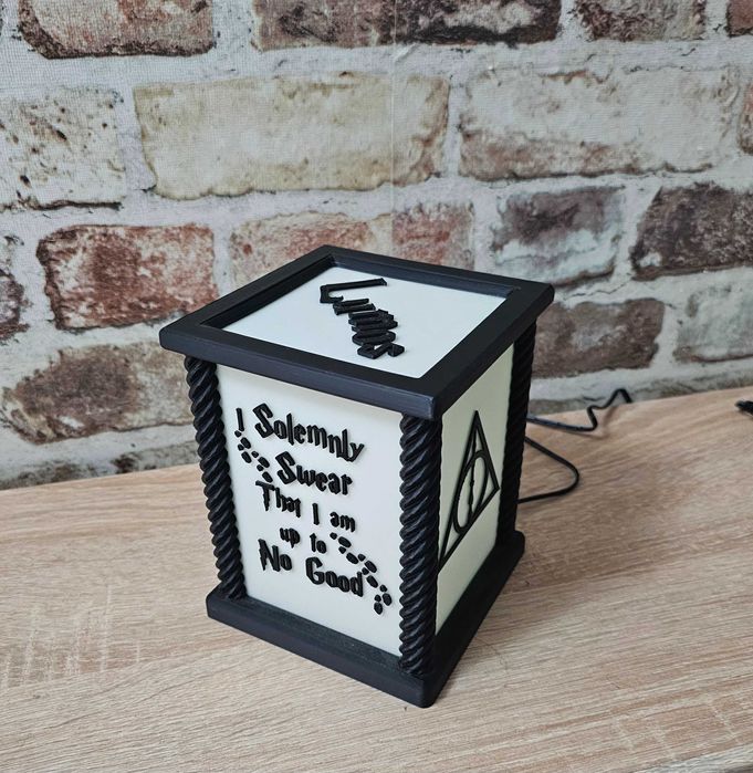 Нощна лед лампа на тема Хари Потър