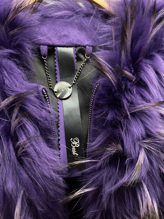 Шуба чернобурка натуральная