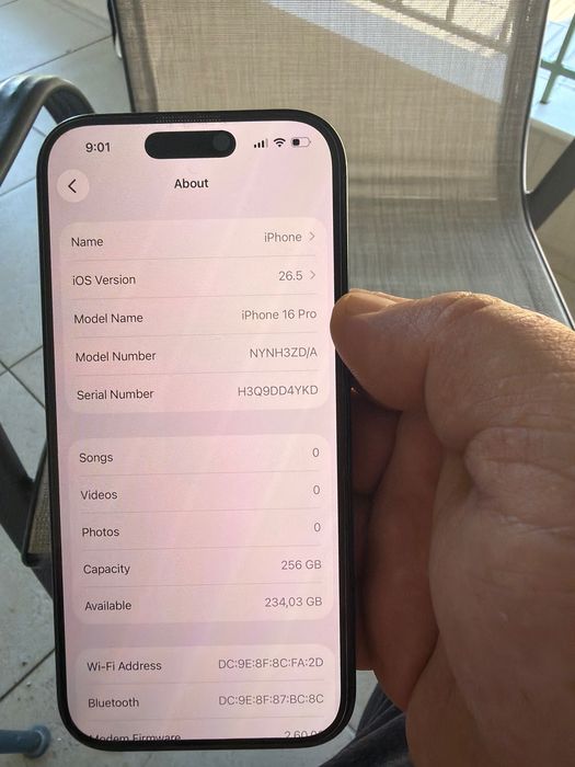 iPhone 16 pro 256gb