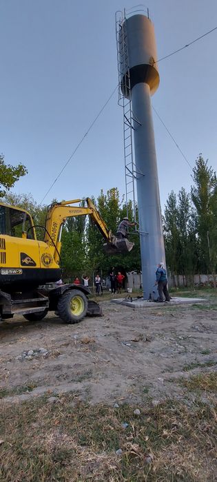 Сув башня урнатамиз ва турли хил  сув кувурларини монтаж киламиз