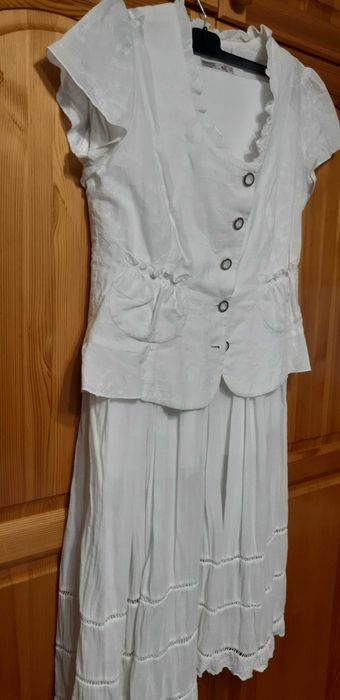 Костюм/СЕТ- САКО Rosi Fashion с Финна Бродерия+ПОЛА Шармантна!НОВ!