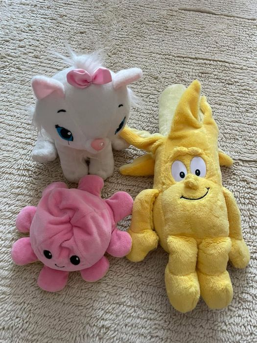 Plusuri pentru copii -jucarii moi in stare f buna