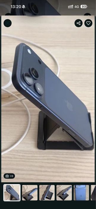 iphone 17 pro max 256 gb ca nou, baterie 100%