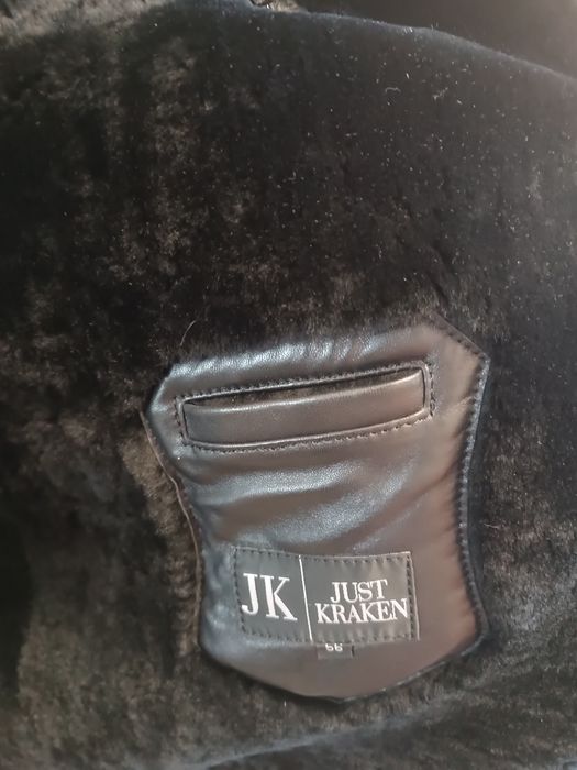 Куртка кожаная зимняя