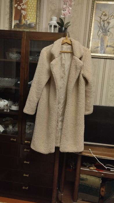 Розовая шубка jennyfer