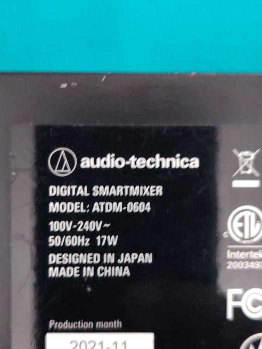 Audio-Technica Digital Smartmixer, model ATDM-0604
