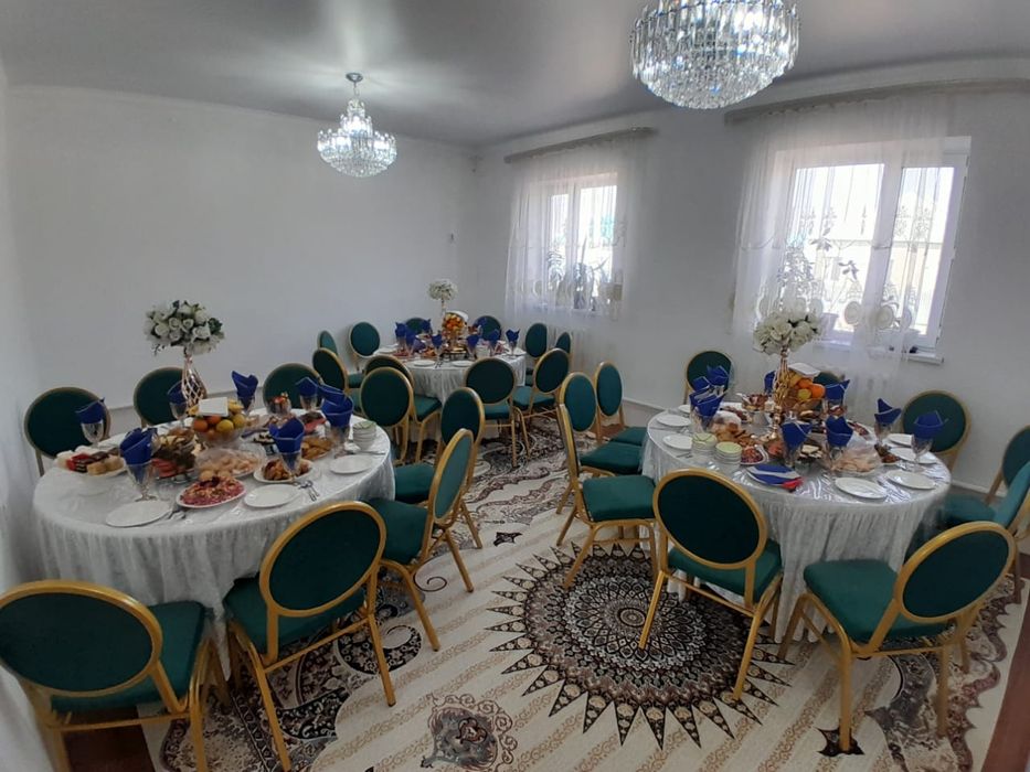 Аренда палатка шатер казан-ошак титан ыдыс-аяк жер стол газон коппеше