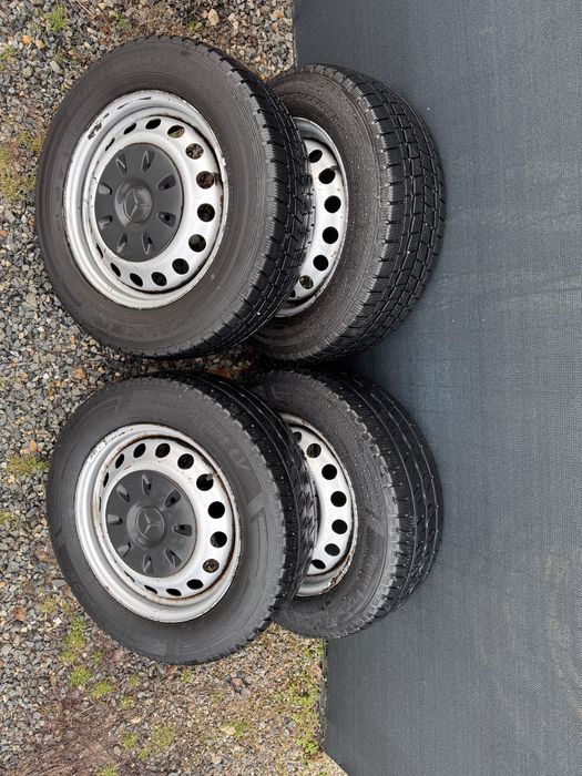 Jante 16” cu anvelope 205/65/16c mercedes benz vito