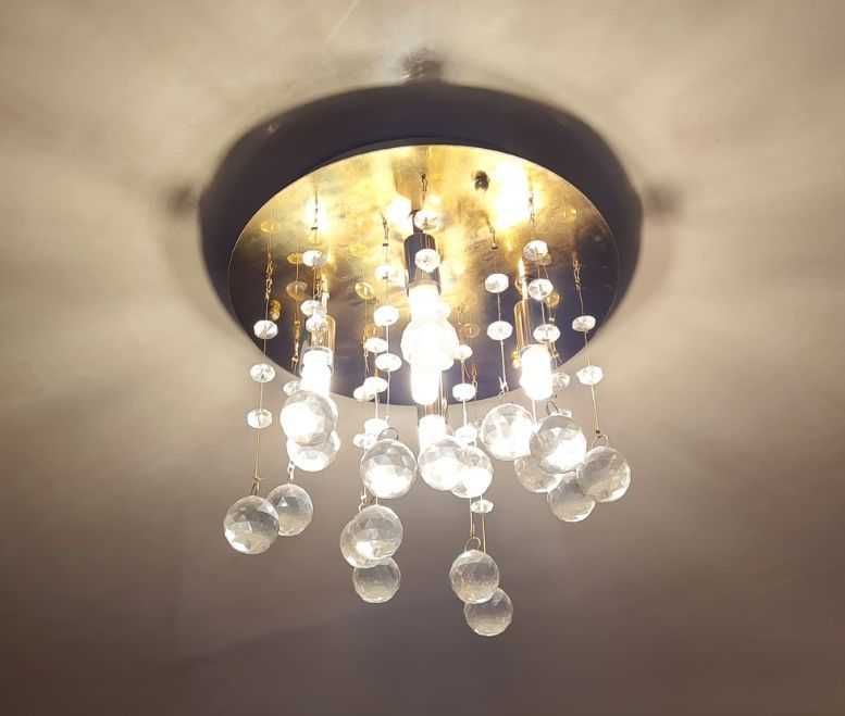 Комплект кристални LED полюлеи