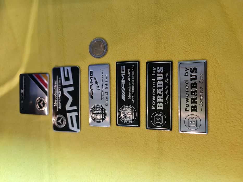 Алуминиева плочка за Мерцедес АМГ Amg Brabus