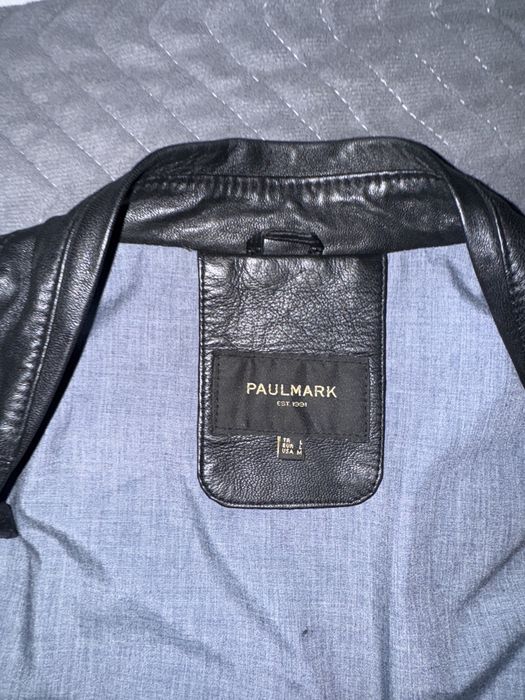 Куртка кожанная.Paul mark