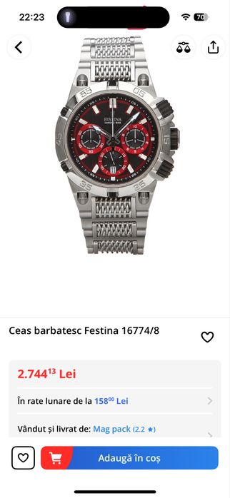 Festina chrono bike F16774/C