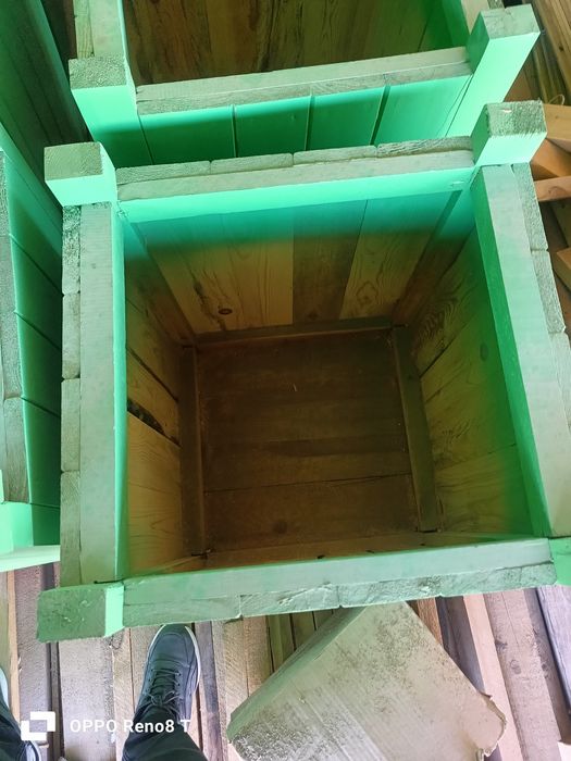 Уличные деревянные кашпо (гаршок)