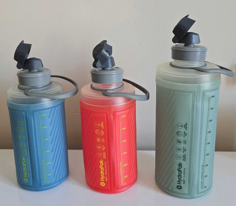 Комплект меки бутилки HydraPak Flux 750ml и 1l за къмпинг нов