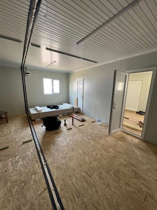 Ansamblu de containere de locuit container birou grup sanitar