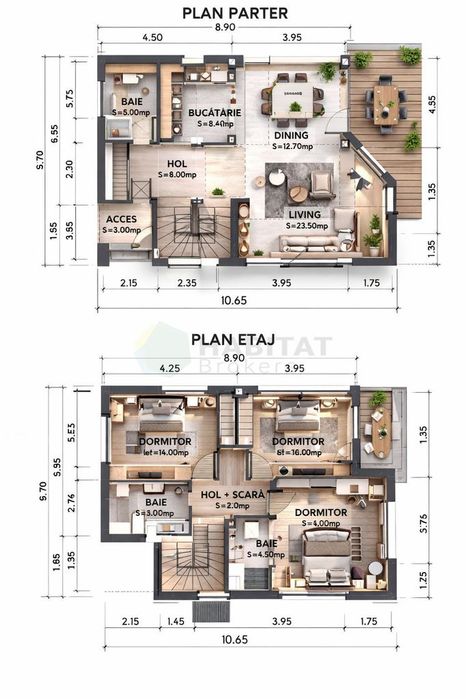 Casa Noua Tunari | Curte 358 Mp | Comision 0%
