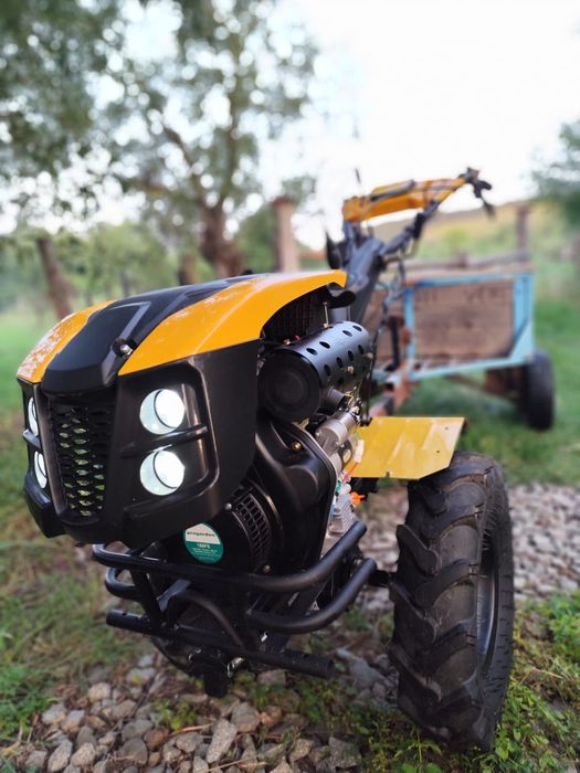 Vând motocultor progarden alpine 1273 ,12 cp diesel, 2 prize de putere