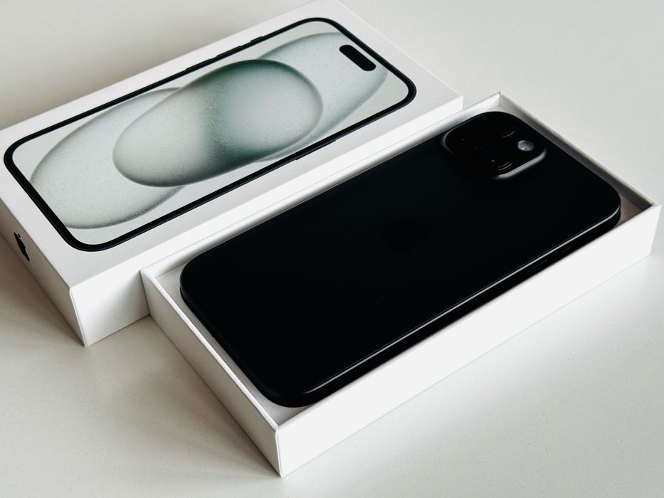 Iphone 15 128GB Black 98% Батерия! Гаранция 6 месеца