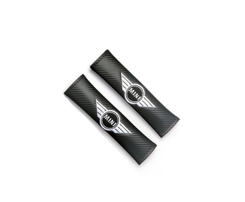 Accesorii Mini Cooper suport telefon și protecții centuri de siguranță