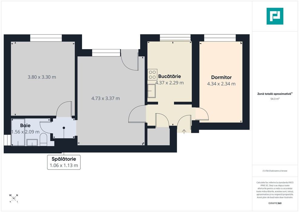 Apartament 3 camere