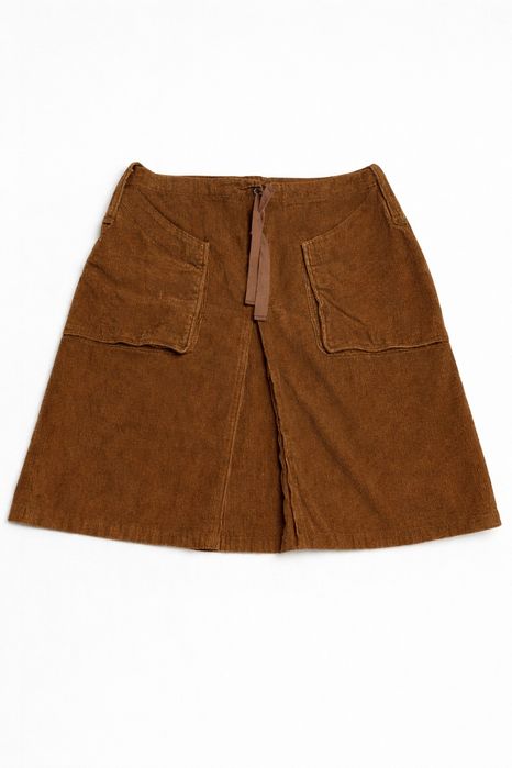 Fustă Marc O’Polo din catifea raiată maro, mărimea 36 (S)